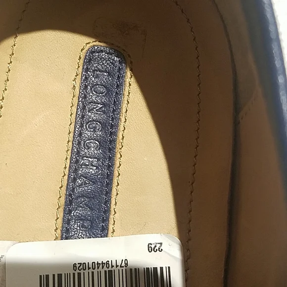LONGCHAMP NEW BLUE SHOES Size 38 - Picture 2 of 9